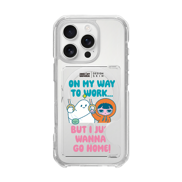 MUNG - GO TO WORK MUNG GIRL AND BLANKY CARD POCKET (MAGSAFE CARD POCKET)