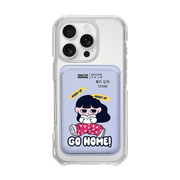 MUNG GIRL - HURRY UP MUNG GIRL / LAVENDER/LAVENDER (MAGSAFE LEATHER POCKET)