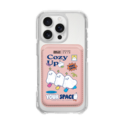 MUNG GIRL - COZY UP BLANKY / PINK/PINK (MAGSAFE LEATHER POCKET)