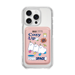 MUNG GIRL - COZY UP BLANKY / PINK/PINK (MAGSAFE LEATHER POCKET)