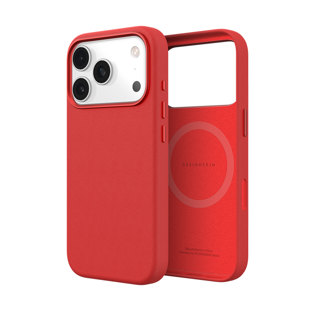 MAGSAFE FULL COVER - ARTIFICIAL LEATHER/RED (MAGSAFE FULL COVER CASE)