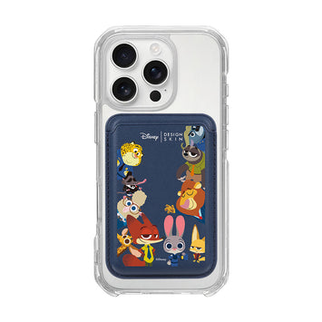 MAGSAFE LEATHER WALLET(Frame Zootopia)