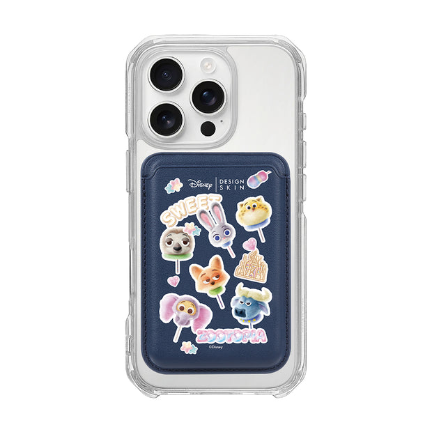 MAGSAFE LEATHER WALLET(Sweet Mini Zootopia)