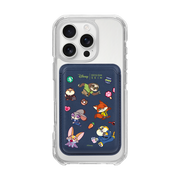 MAGSAFE LEATHER WALLET - PATTERN MINI ZOOTOPIA (MAGSAFE LEATHER POCKET)