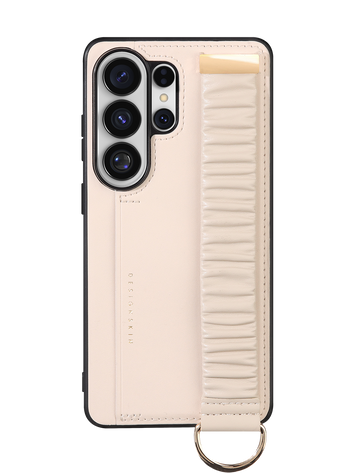 SCRUNCH STRAP-IVORY/IVORY (SCRUNCH STRAP CASE)