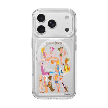 SYSPLANET - MAGSAFE CARD POCKET / PEOPLE DRAWING