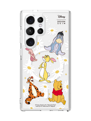 [DISNEY] WINNIE THE POOH 2 - PATTERN FLOWER POOH FRIENDS (CLEAR MAGSAFE CASE)