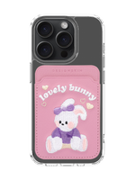 RETRO - PINK HEART/BUNNY