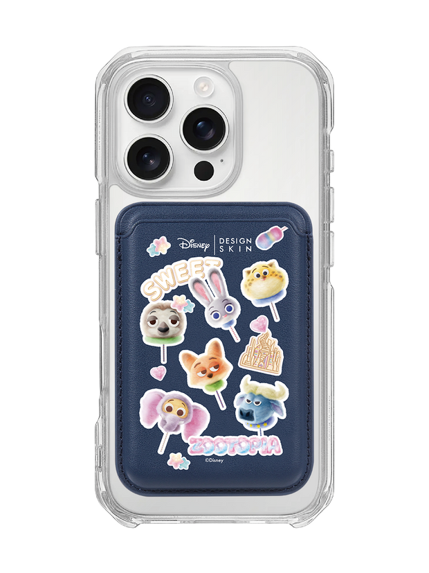 MAGSAFE LEATHER WALLET(Sweet Mini Zootopia)