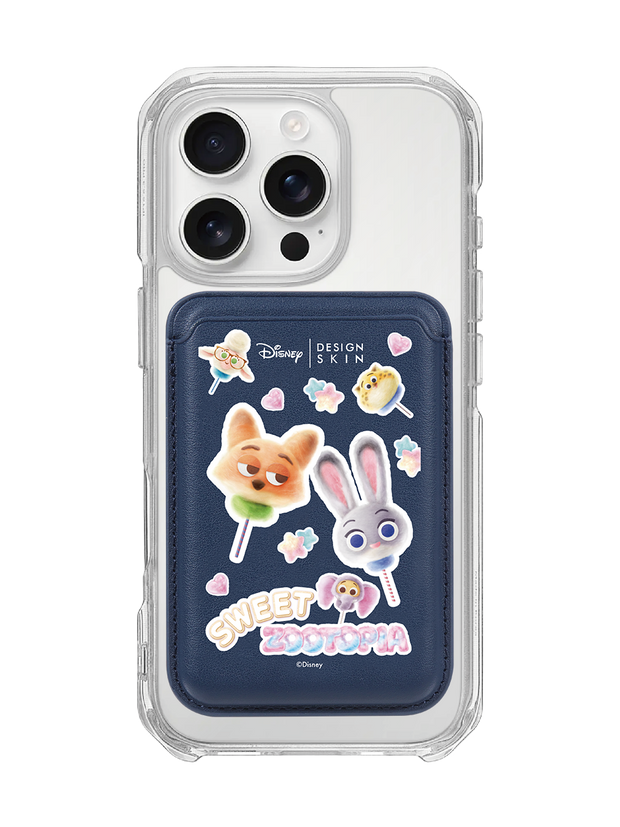 MAGSAFE LEATHER WALLET(Sweet Zootopia)
