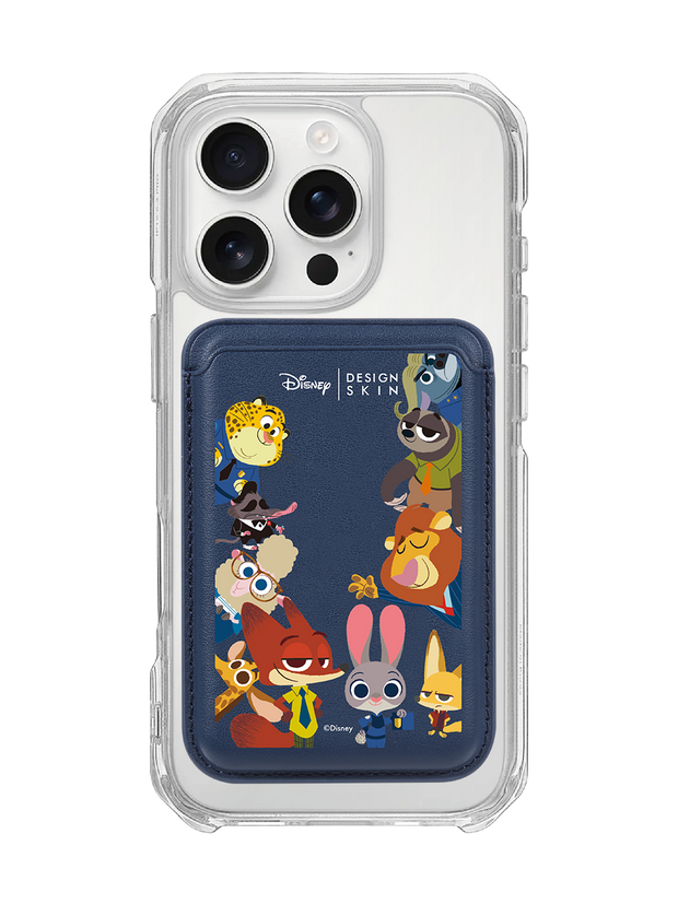 MAGSAFE LEATHER WALLET(Frame Zootopia)